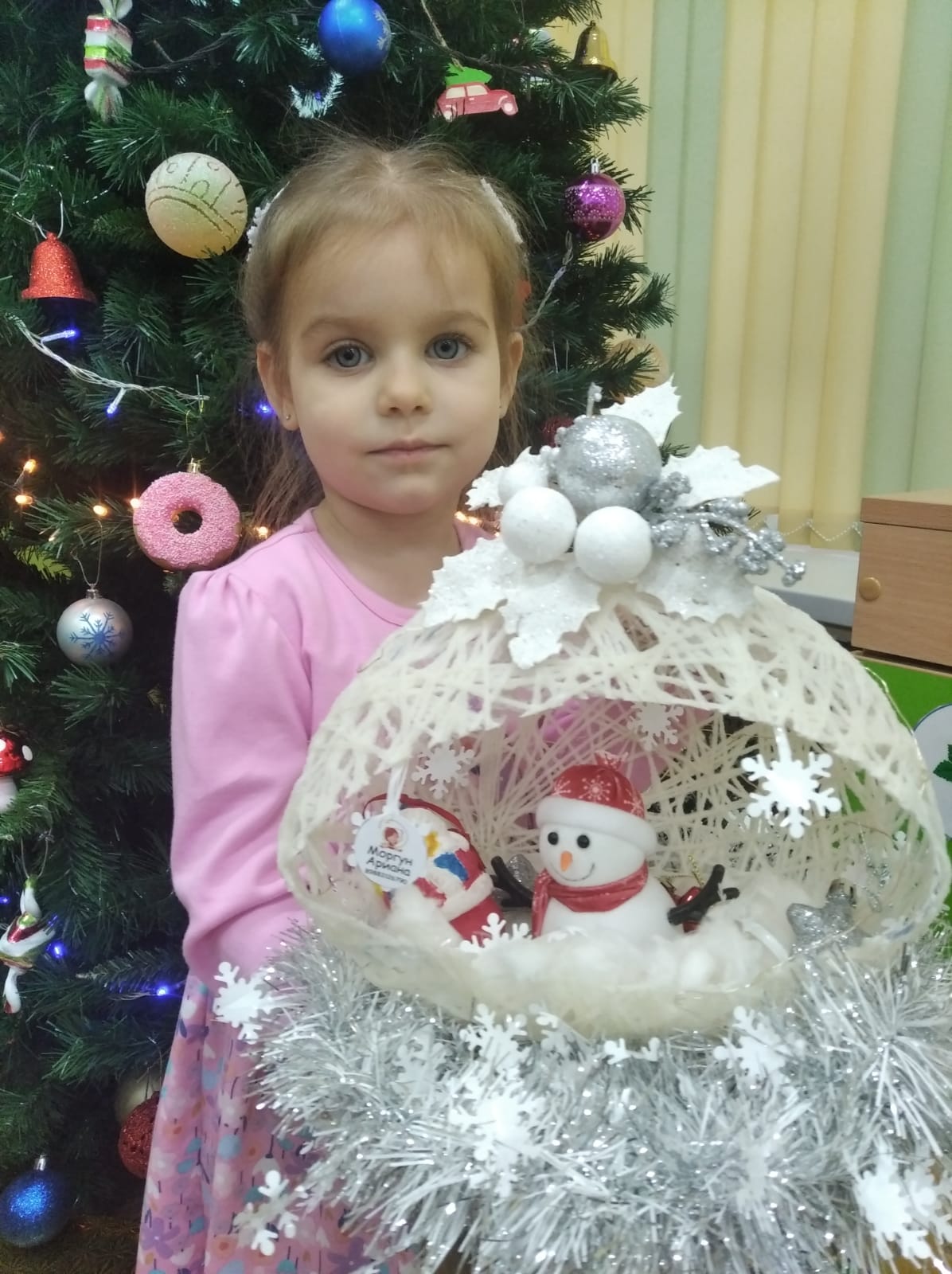 Поделка на новый год в садик